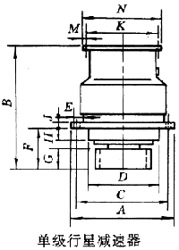 PGB船用立式行星齒輪減速機(jī)外形安裝尺寸及技術(shù)參數(shù)