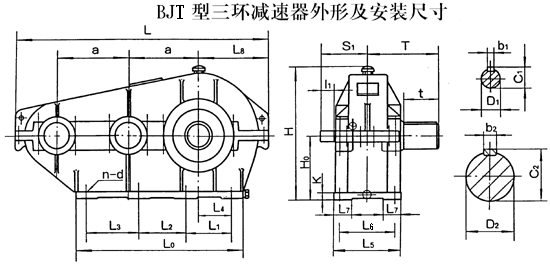 BJT125��BJT145��BJT175��BJT215��BJT255��BJT300��BJT350��BJT400�����h(hu��n)�p�ٙC(j��)���μ����b�ߴ�