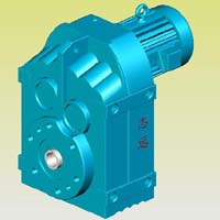 F系列平行軸斜齒輪減速機(jī)實(shí)體模型