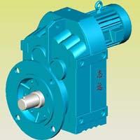 F系列平行軸斜齒輪減速機(jī)實(shí)體模型