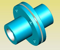 膜片聯(lián)軸器實(shí)體模型