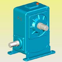 WHT型圓弧圓柱蝸桿減速機(jī)實(shí)體模型(JB2318—79)