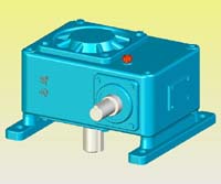 WHT型圓弧圓柱蝸桿減速機(jī)實(shí)體模型(JB2318—79)