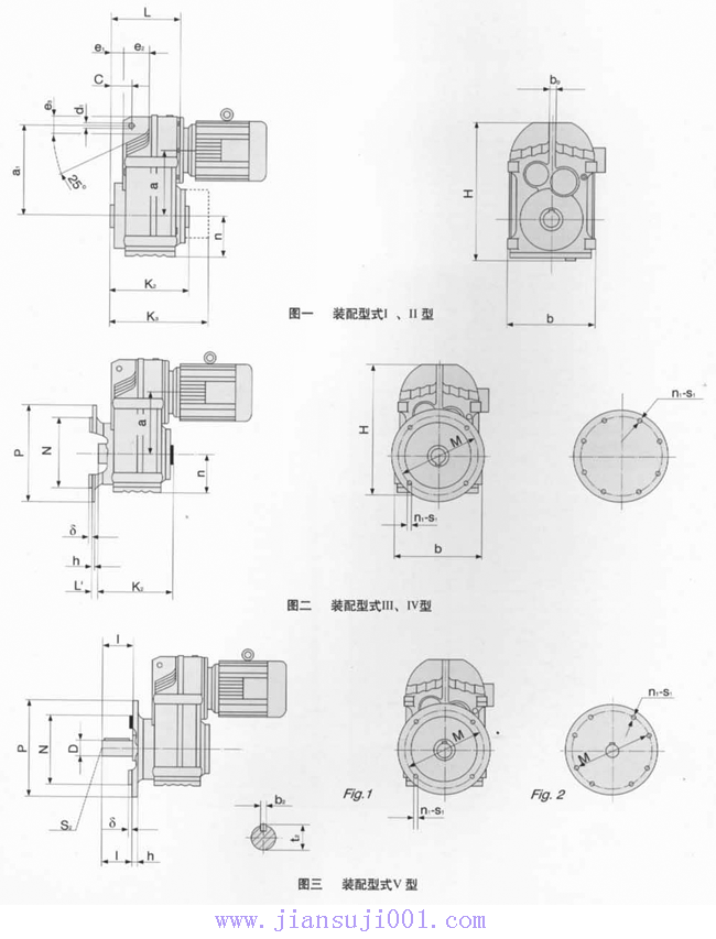 TC型平行軸齒輪減速器