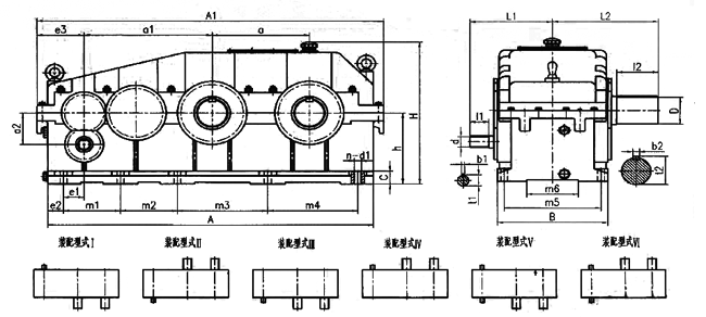 SK(XK)開(kāi)煉機(jī)專用減速器