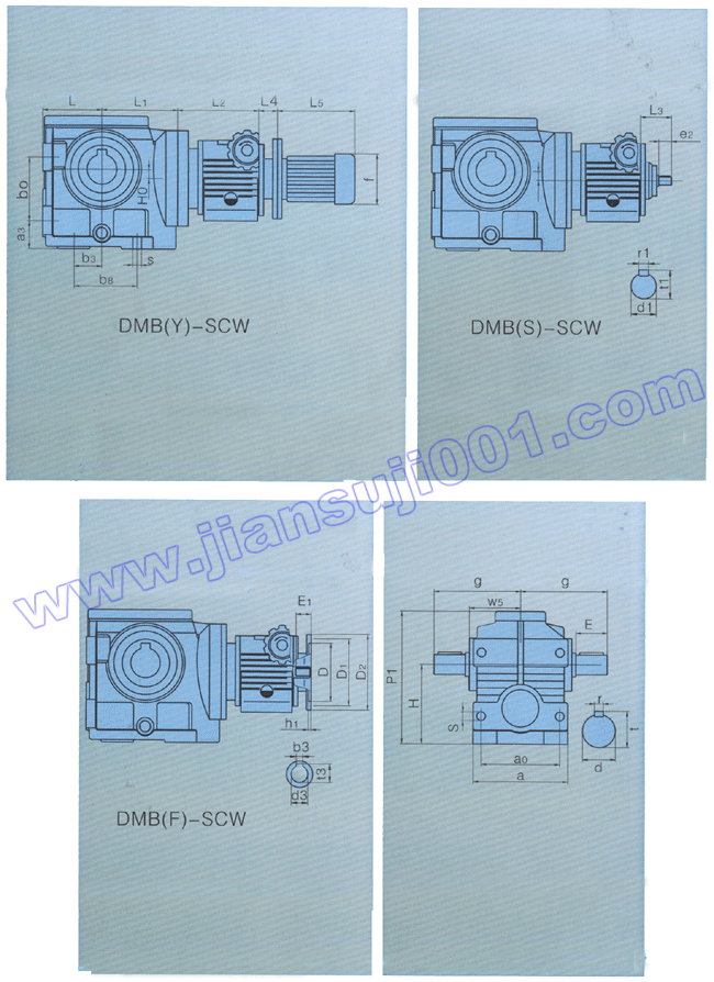 DMB系列無(wú)級(jí)變速器與SC系列減速器組合
