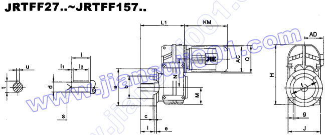 JRTF平行軸-斜齒輪減速電機(jī)