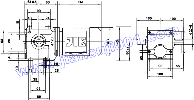 JRTS斜齒輪——蝸輪蝸桿減速電機(jī)