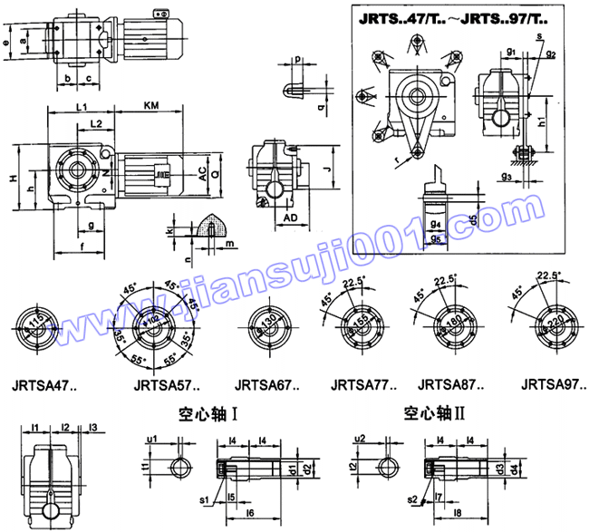 JRTS斜齒輪——蝸輪蝸桿減速電機(jī)