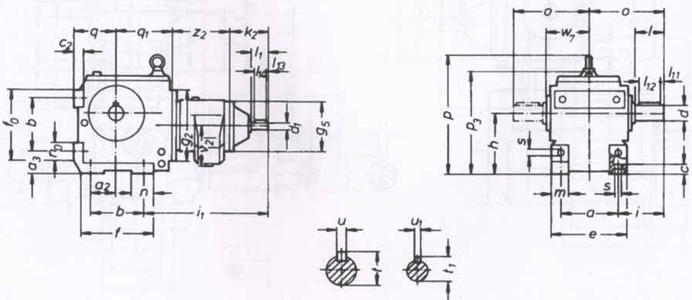 SW斜齒輪—蝸輪蝸桿減速電機