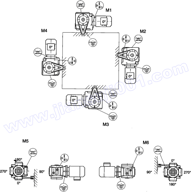 WS系列圓柱蝸桿減速電機(jī)