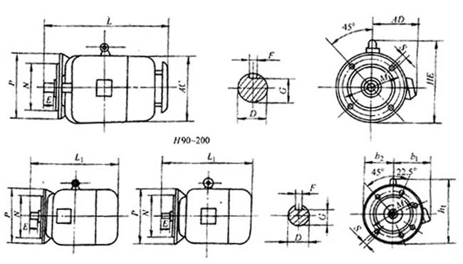 YKZ��FXZ�����ƄӮ���늄әC���γߴ磨H80��H160��
