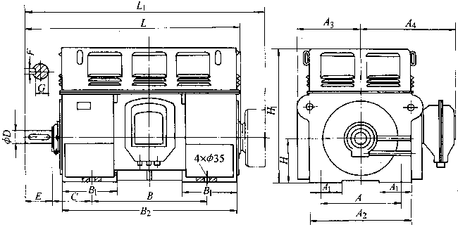 Y��YRϵ���������ஐ��늄әC���μ����b�ߴ磨660V��